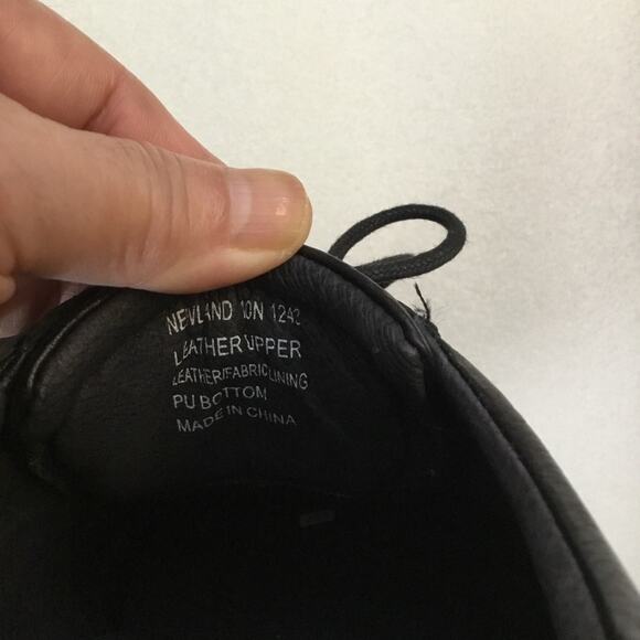 Obeo B.I.O System Black Leather Dress Shoes - Picture 3 of 5